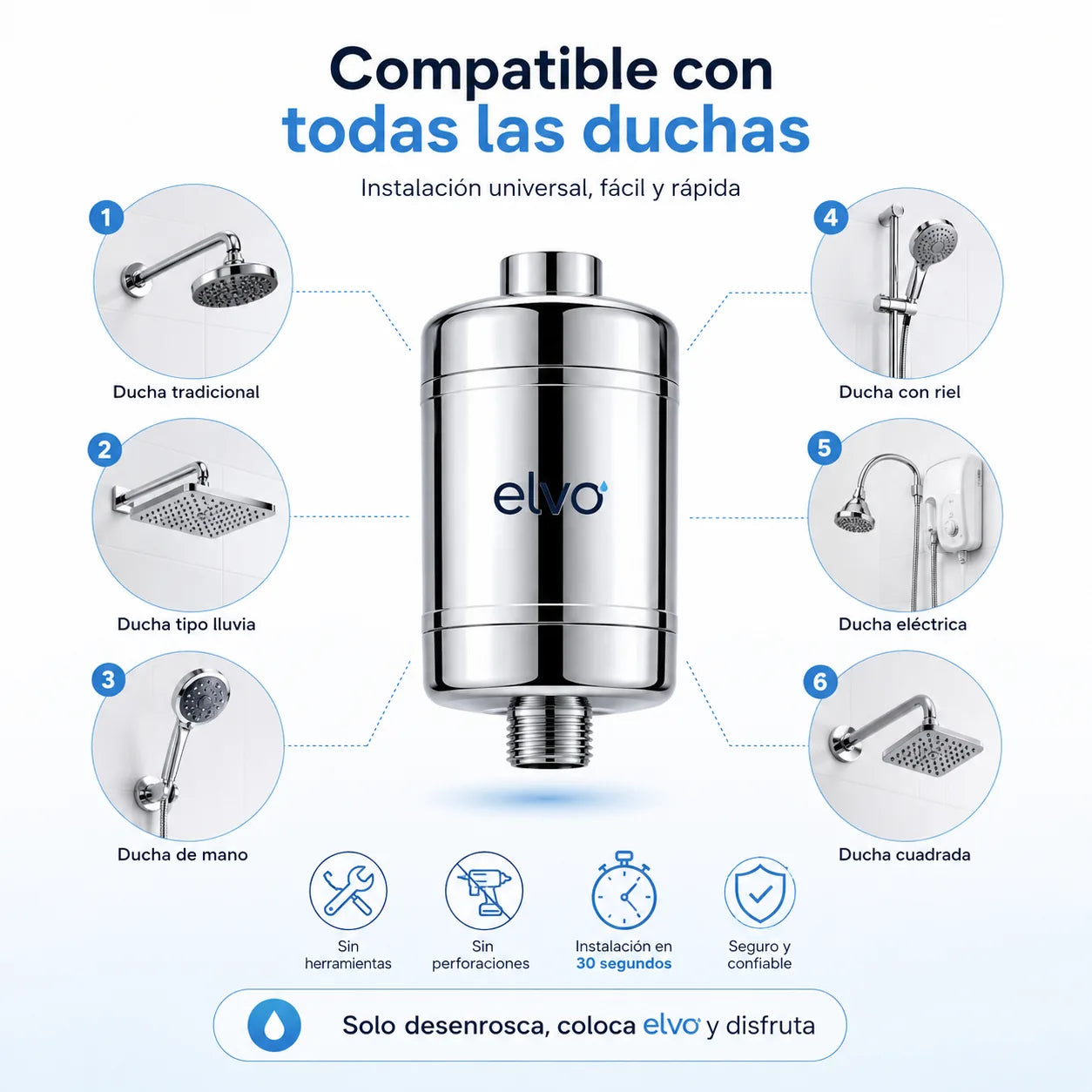 Filtro de Ducha elvo Shower Filter - Ritual